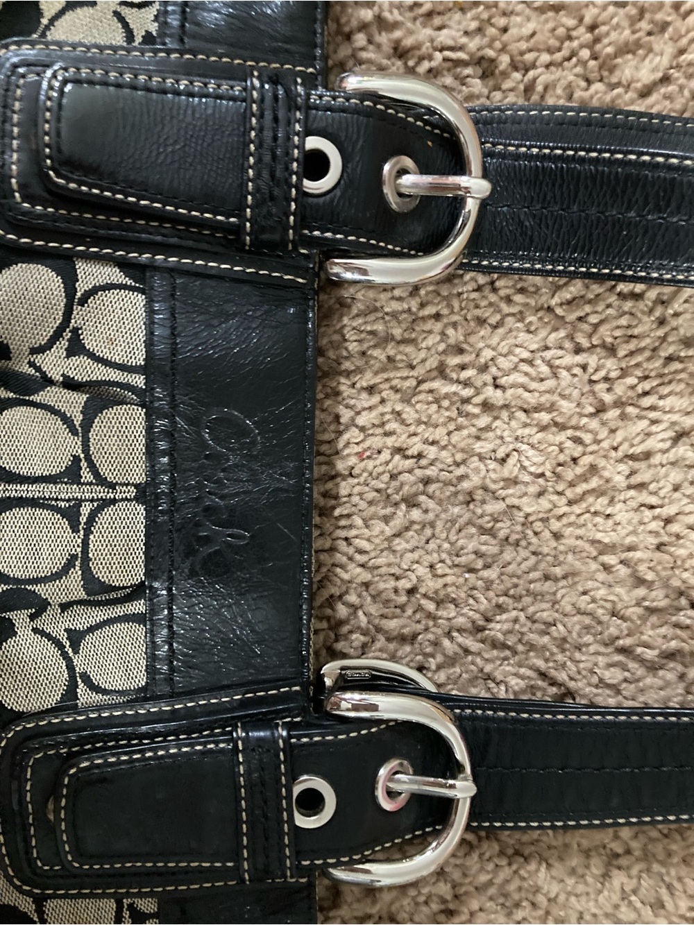 Coach Soho Pleated Signature Tote - Picture 2 of 3